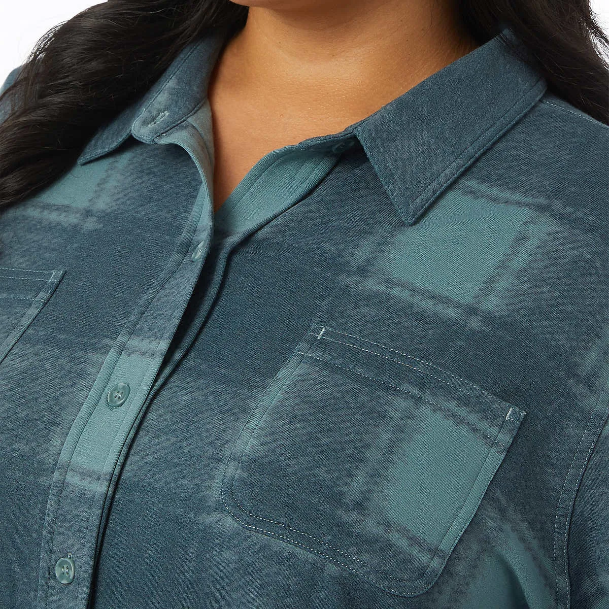 32 Degrees Women's 4-way Stretch Soft Button-Up Shirt