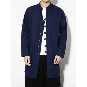 Chinese Style Mid-long Thin Jackets