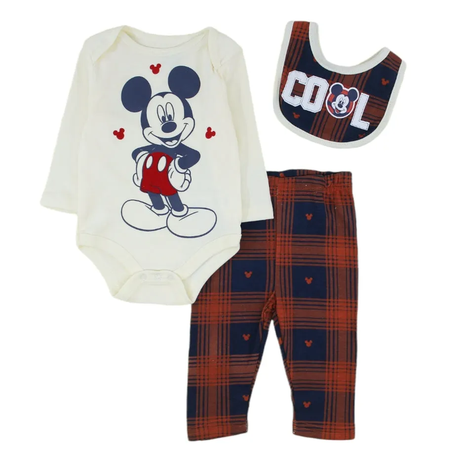 Disney 3 Pc Layette Set - Mickey Cool