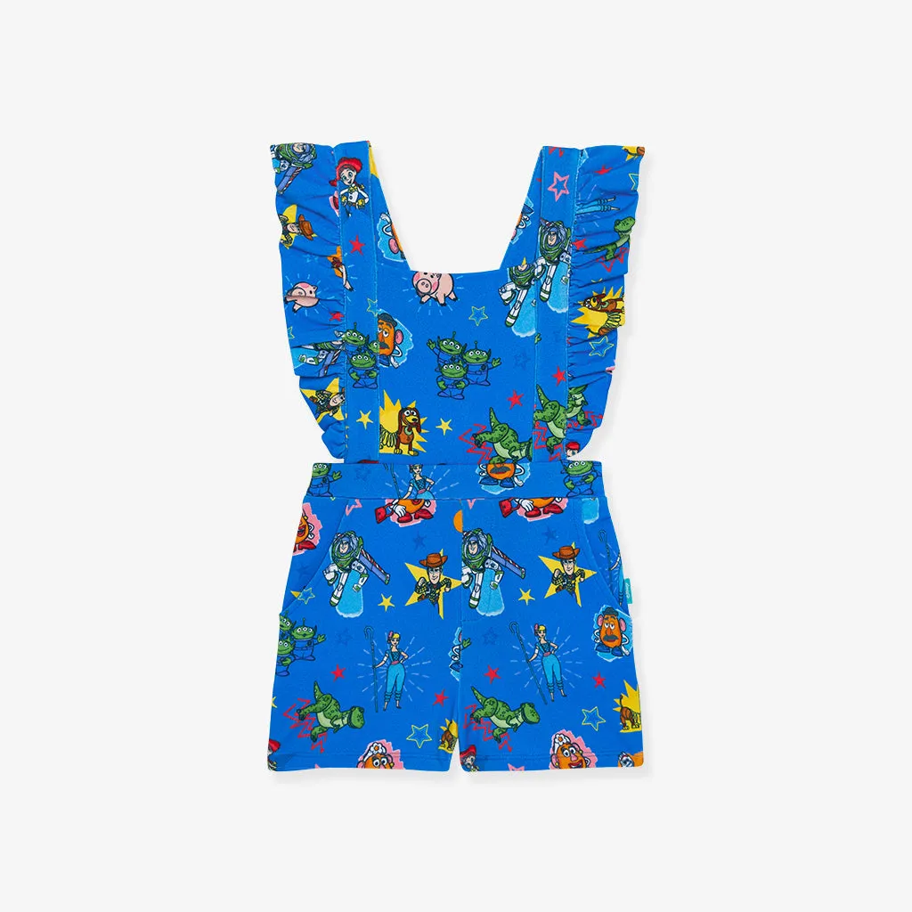 Disney Toy Story French Terry Short Overalls