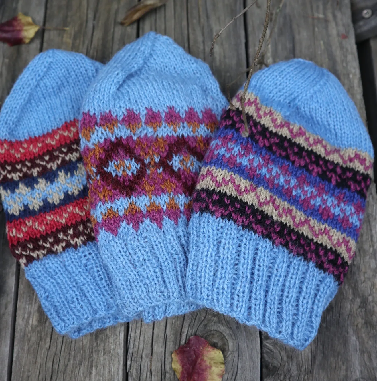 Fair Trade Ethical Woollen Beanie in Patterned Design