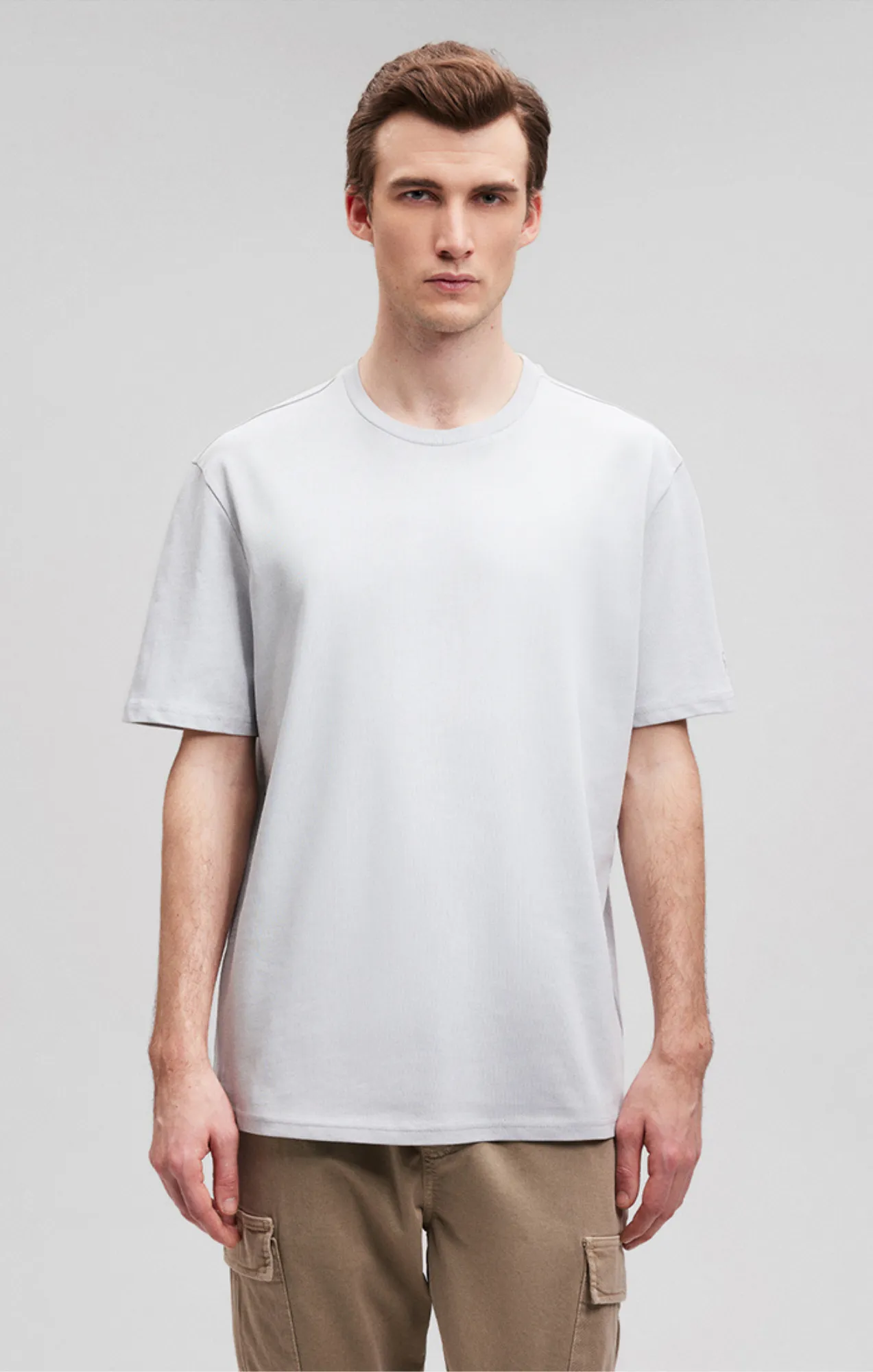 HEAVY WEIGHT T-SHIRT IN PEARL BLUE