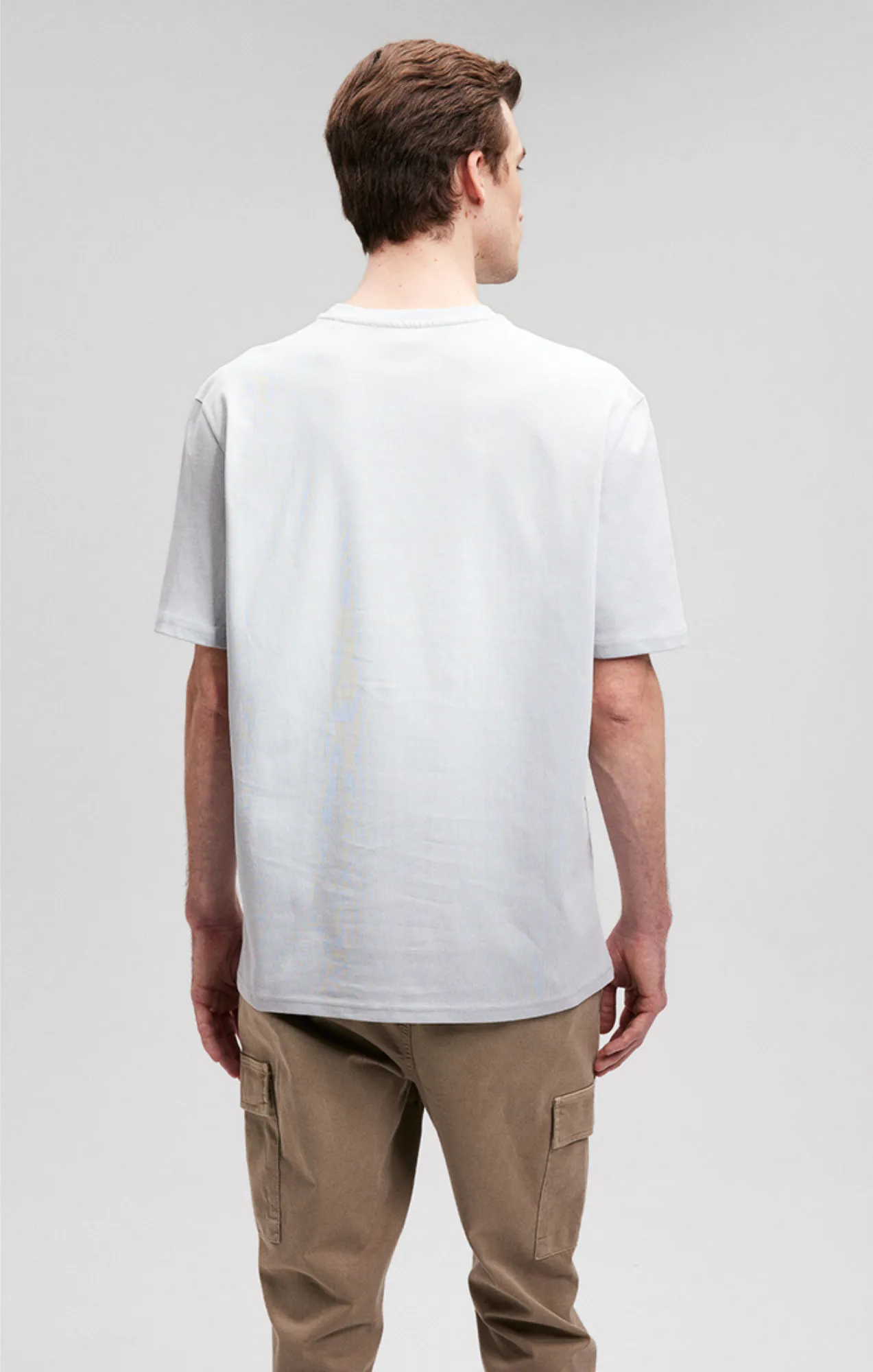 HEAVY WEIGHT T-SHIRT IN PEARL BLUE