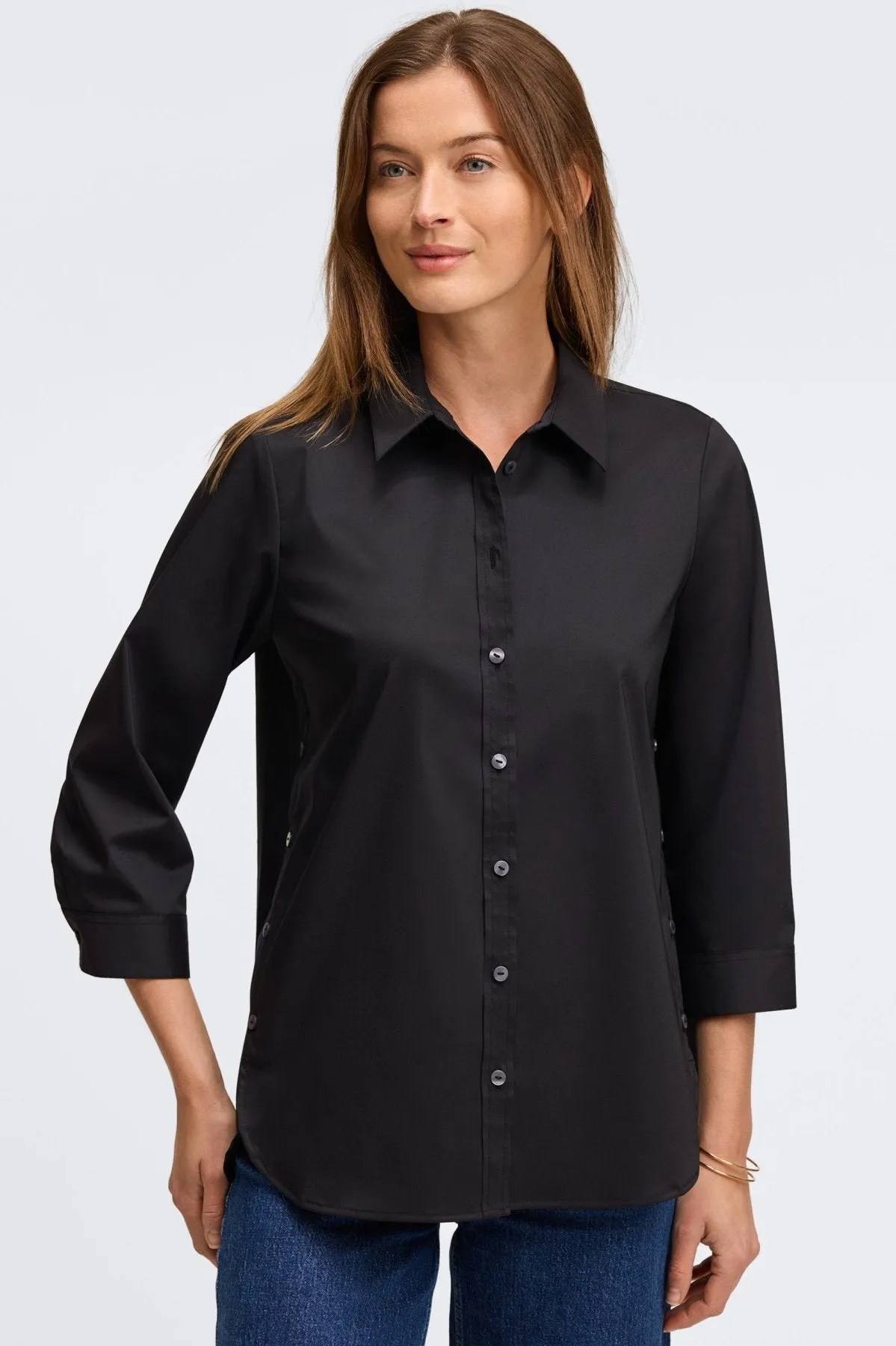 Juliet No Iron Stretch Cotton Shirt