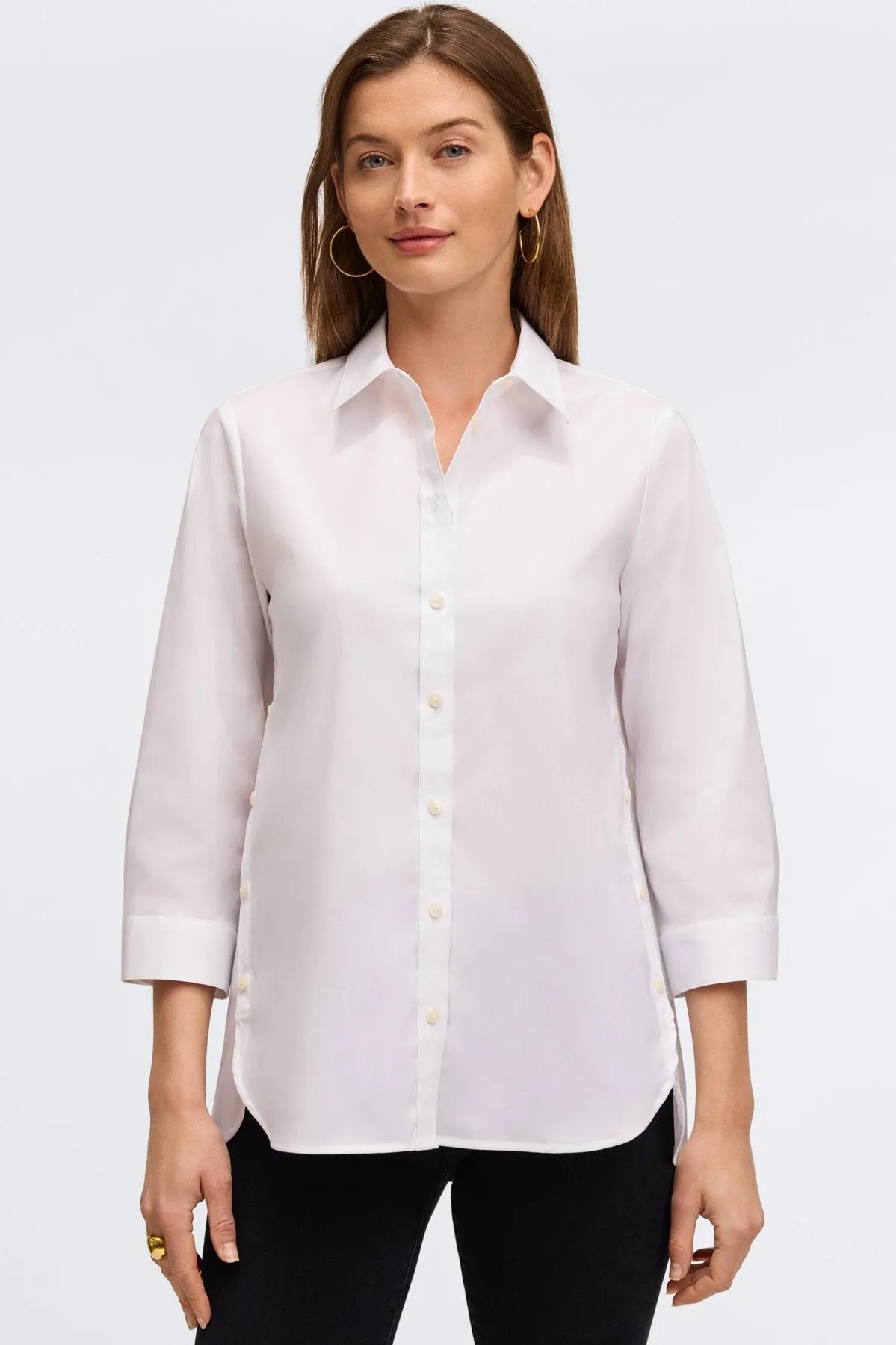 Juliet No Iron Stretch Cotton Shirt