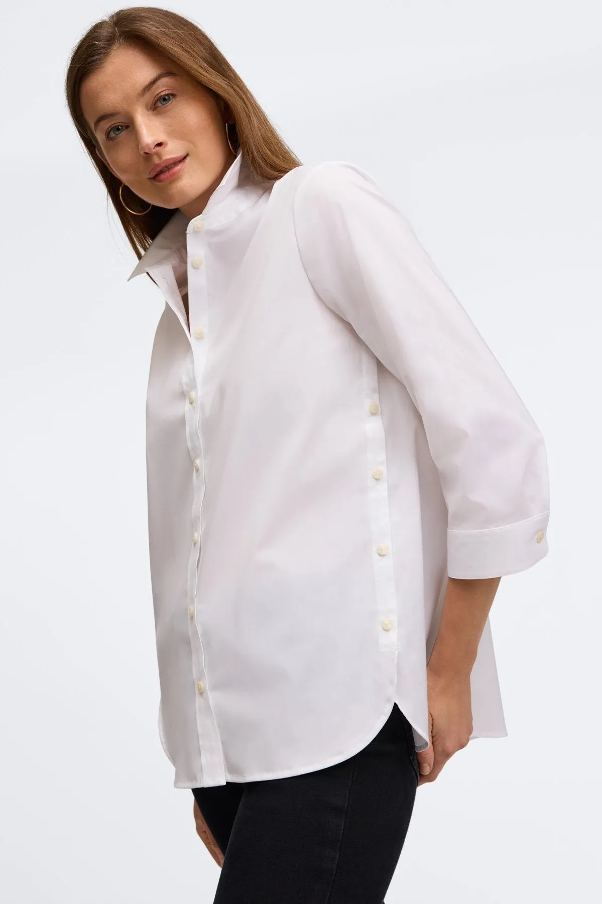 Juliet No Iron Stretch Cotton Shirt