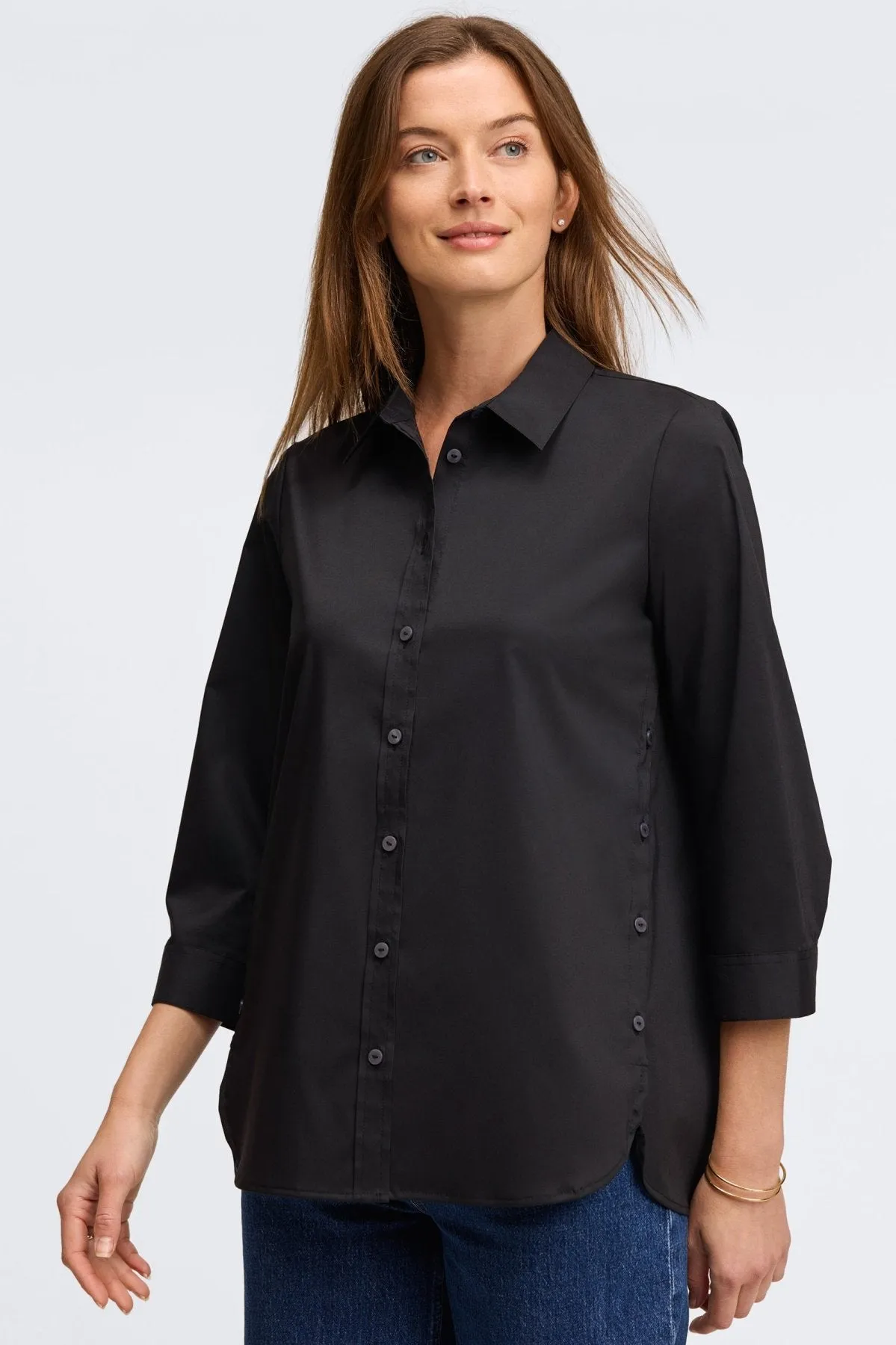 Juliet No Iron Stretch Cotton Shirt