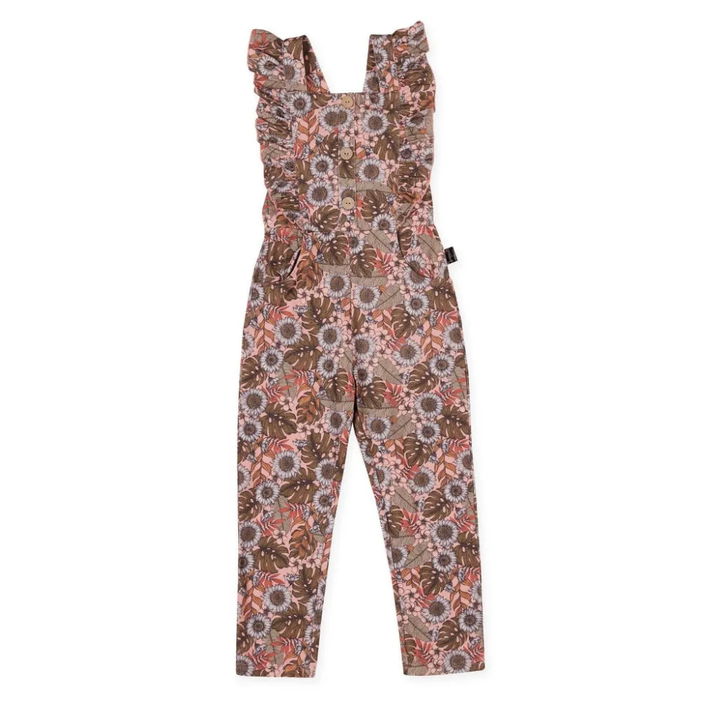 Kapow Kids Eden Ruffle Dungarees