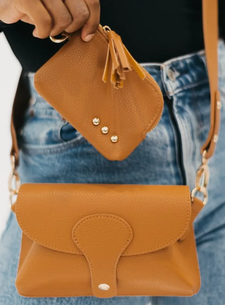 Khloe Vegan Leather Crossbody