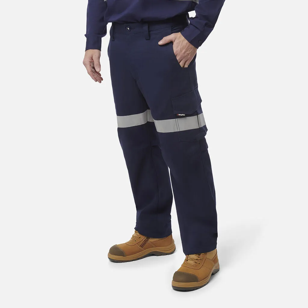 King Gee Workcool 2 Reflective Cotton Drill Cargo Work Pants (K53820)