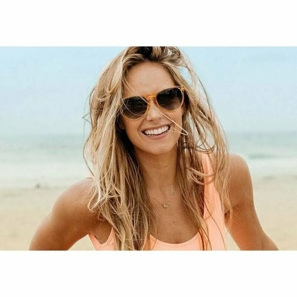 Knockaround Sunglasses - Mai Tai Beverly Peach Polarized