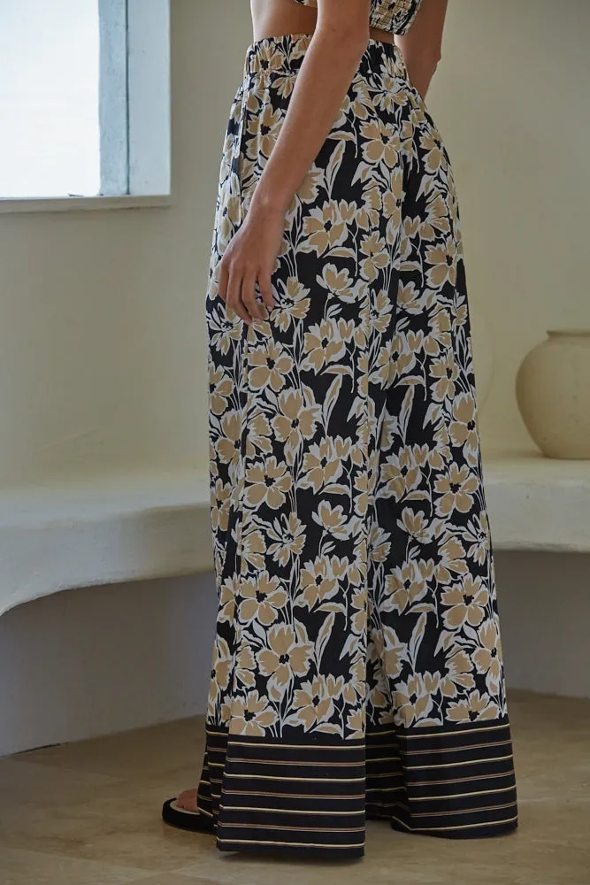 Leilani Floral Wide Leg Pants