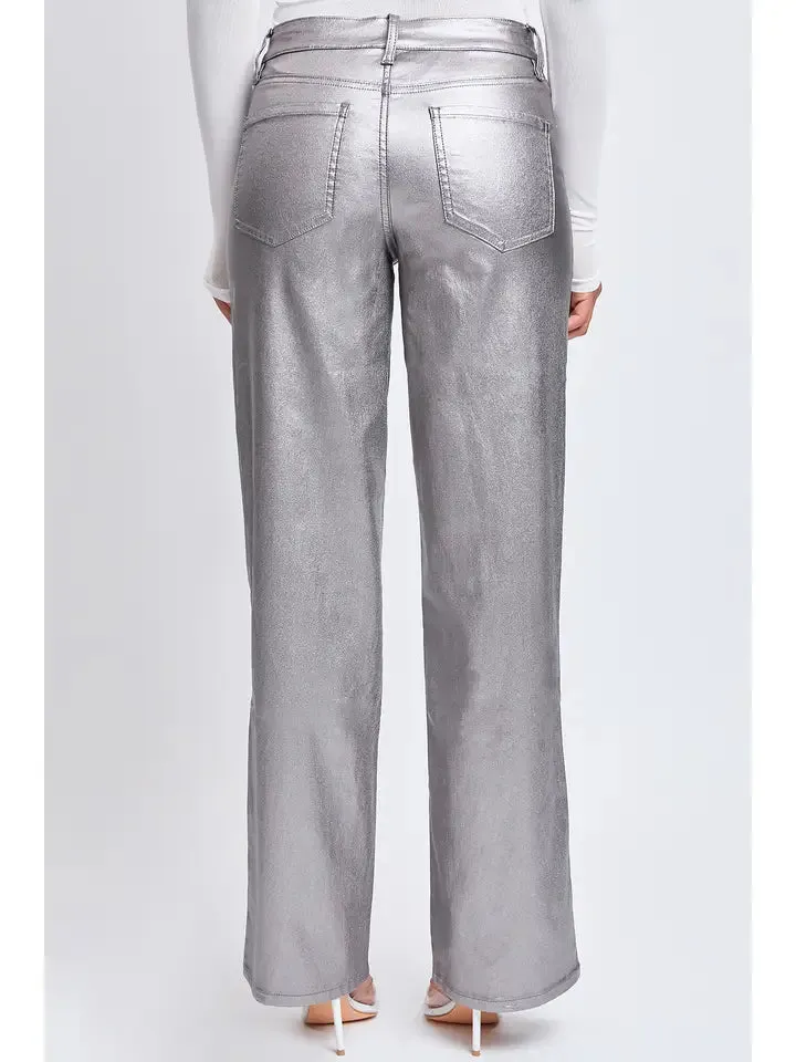 Maura Metallic Straight Leg Pants