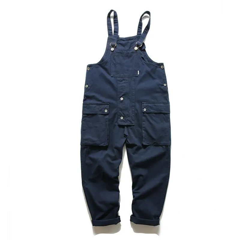 Men And Women Japanese Retro Overalls