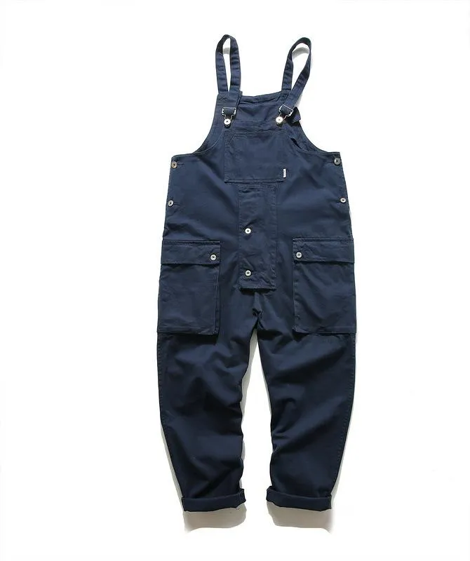 Men And Women Japanese Retro Overalls