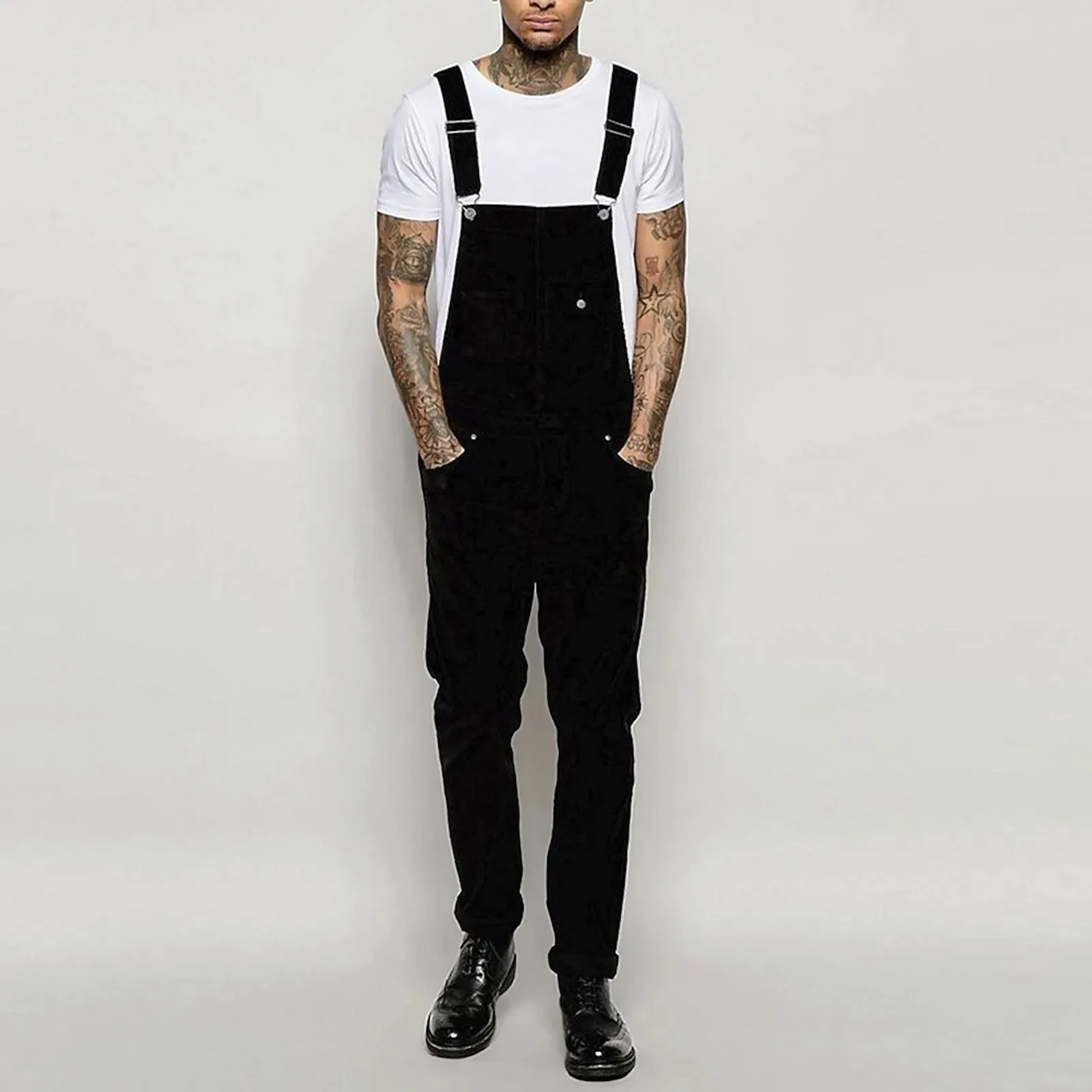 Men's Denim Retro Jumpsuit/Overalls