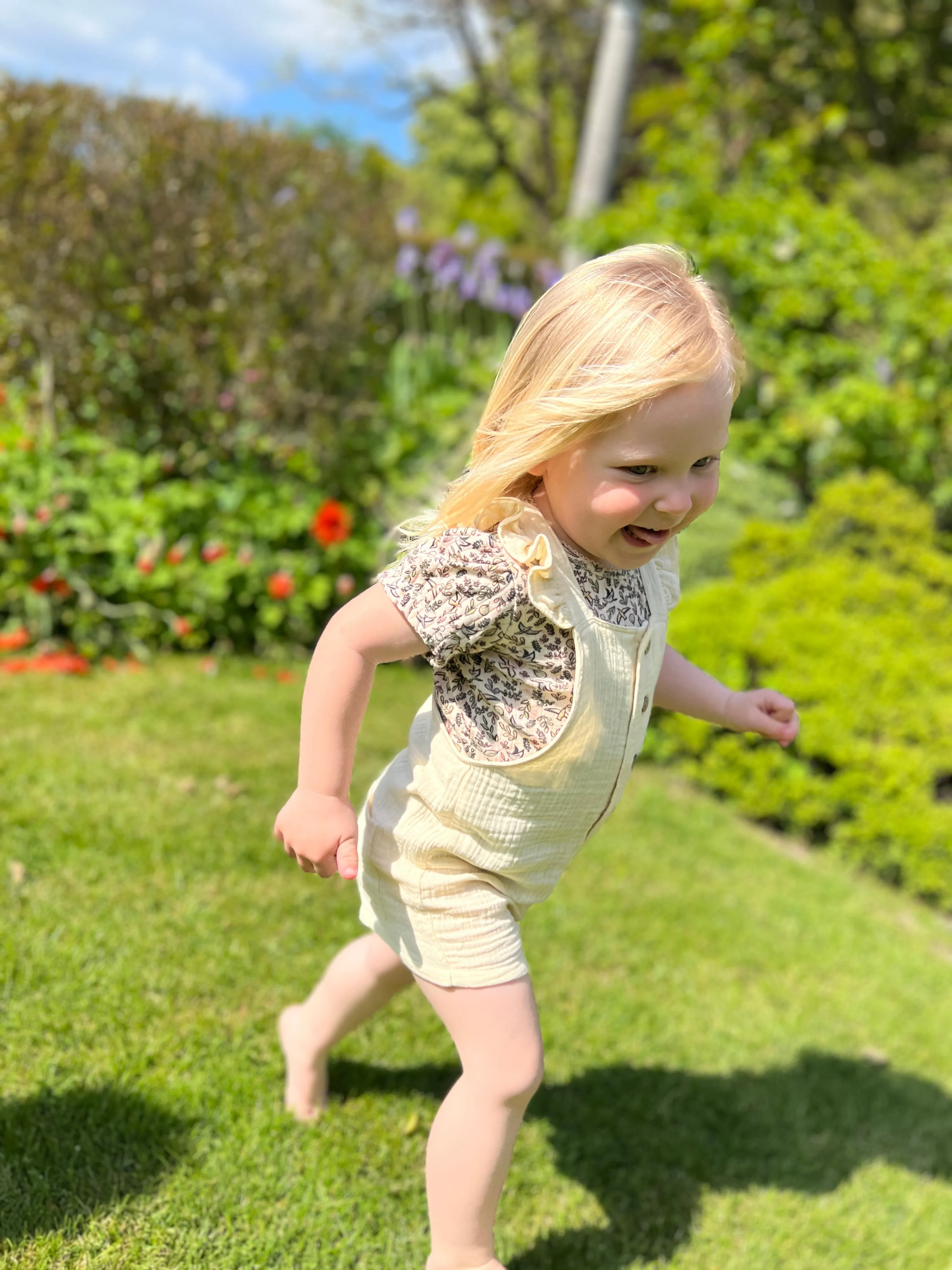 Nancy Overalls in Cream