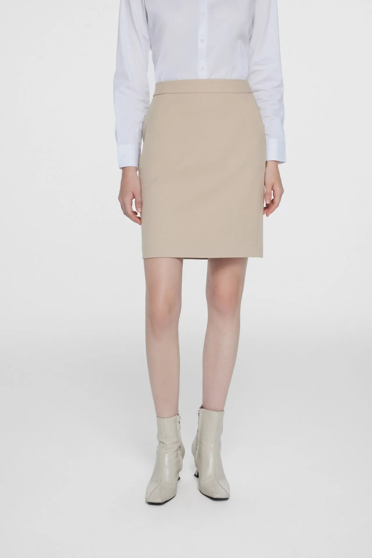 Penny Soft Touch Stretchable Plainweave Suit Skirt