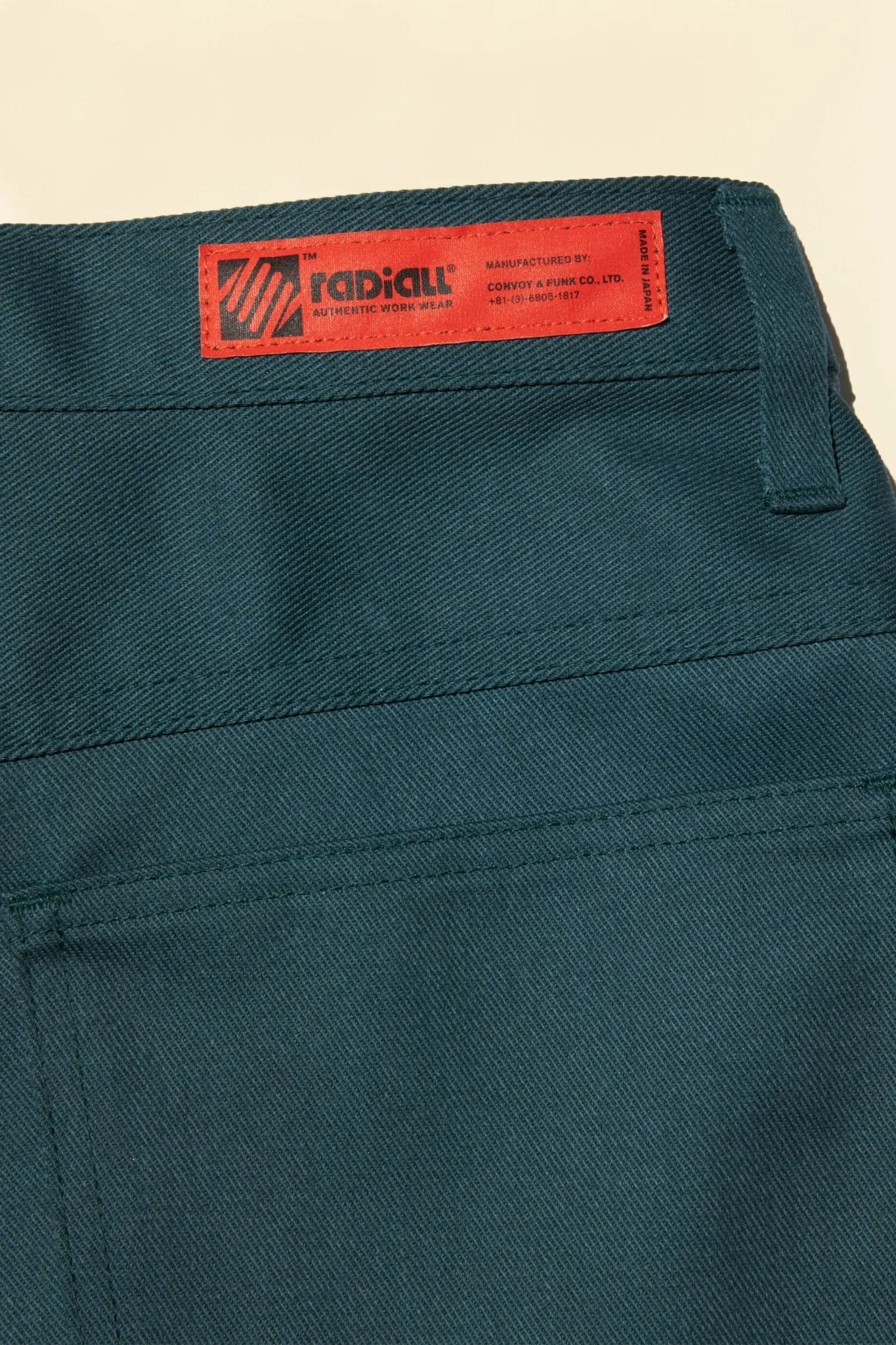 Radiall Frisco Straight Tapered Fit Pants - Green