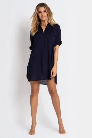 Resort Classic Longline Shirt - Ink