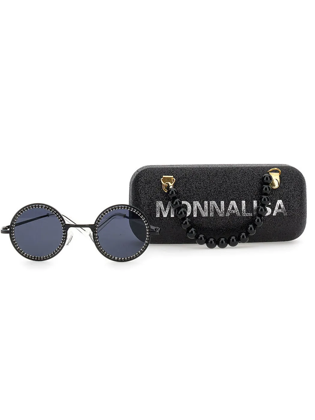 Rhinestone sunglasses 17C065-Black