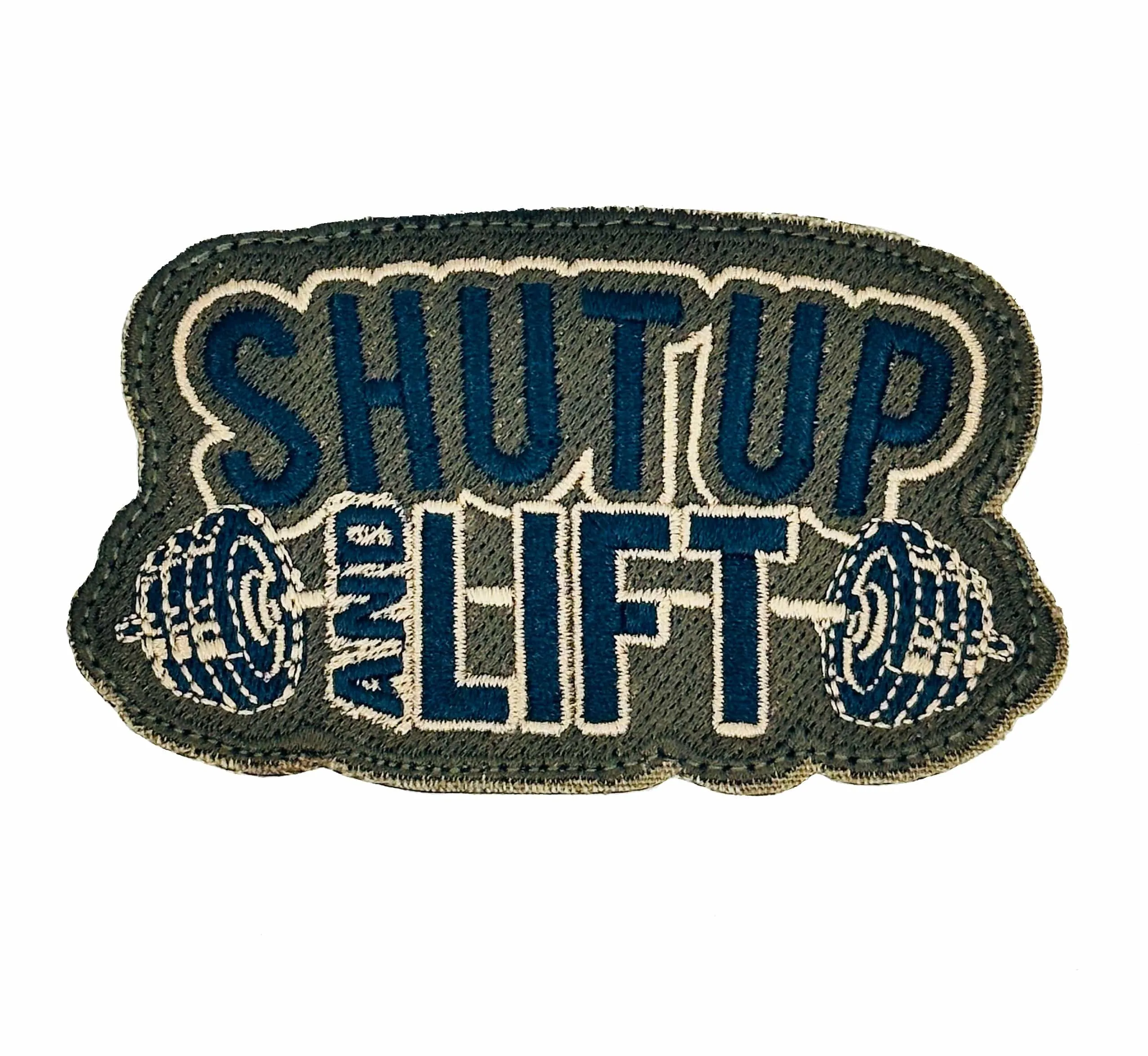 Shut Up and Lift - 3.25" Laser Cut Patch