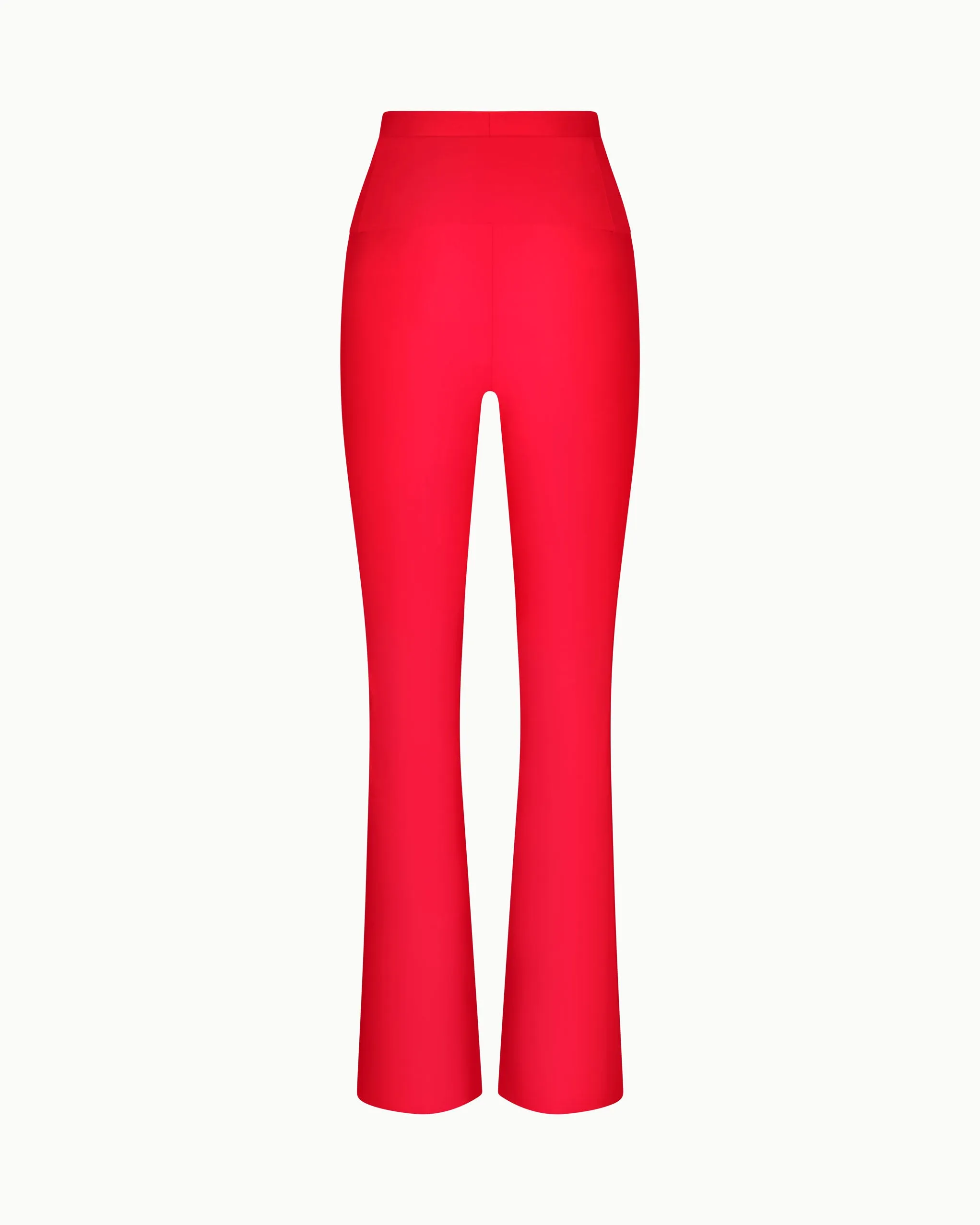 Sleek Stretch Cutout Foldover Pant | Tomato