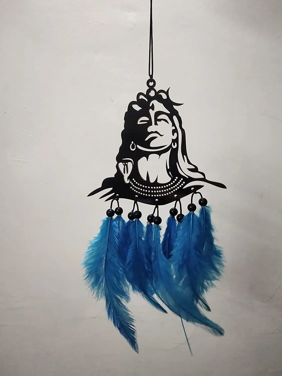 Spear Online Adi Yogi Mahadev Car Hanging Hangings for Positivity (Car be Used as Home Decor Accents, Wall Hangings, Garden, Car, Outdoor, Bedroom, Key Chain, Wind-Chime)