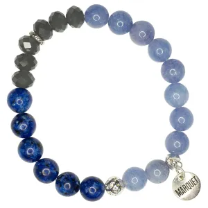 Stretch Bracelet Molly Worn Denim Marquet