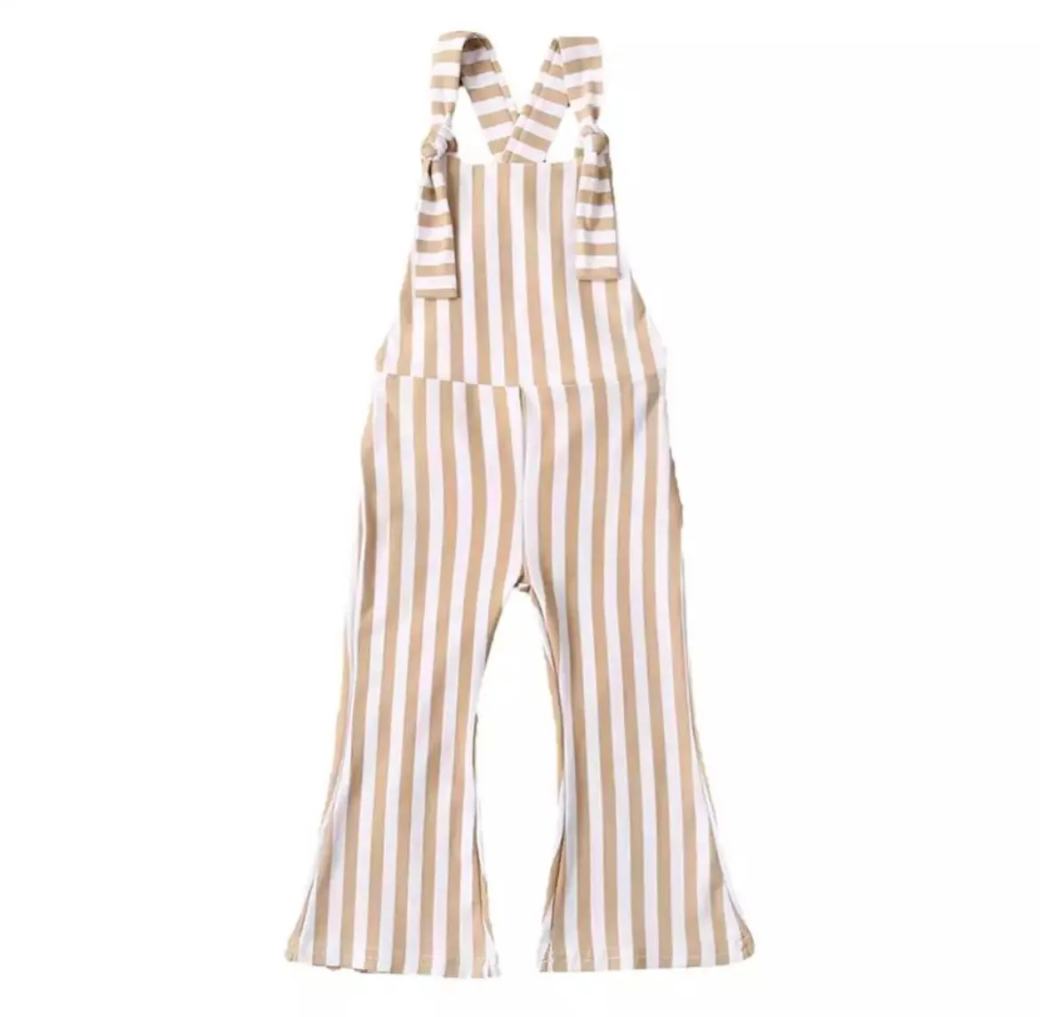 Striped Baby Flares Playsuit - Pink