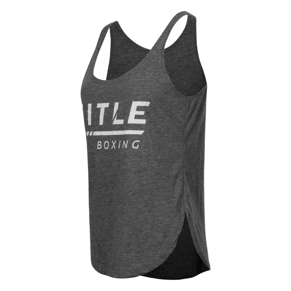 TITLE Boxing Women's Striped Wordmark Cropped Tank