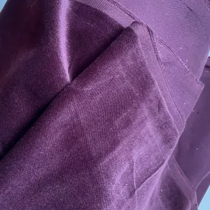 Verona Cotton Velveteen - Aubergine