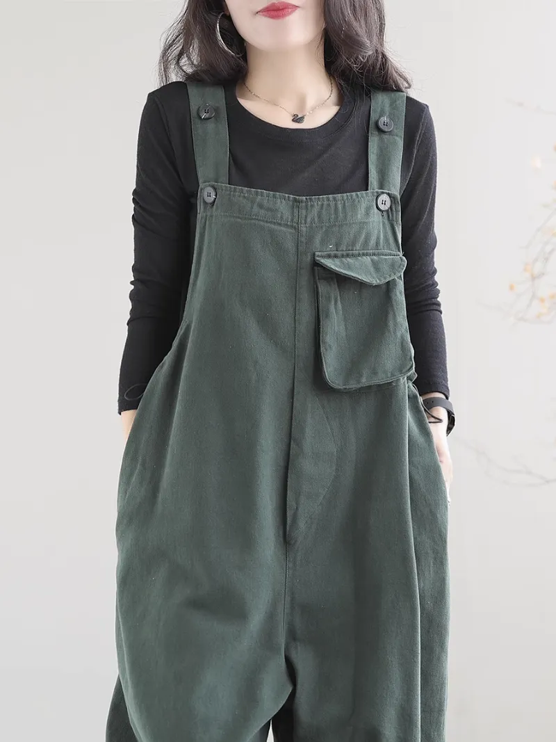 Women's Casual Cool Everyday Overalls Dungarees